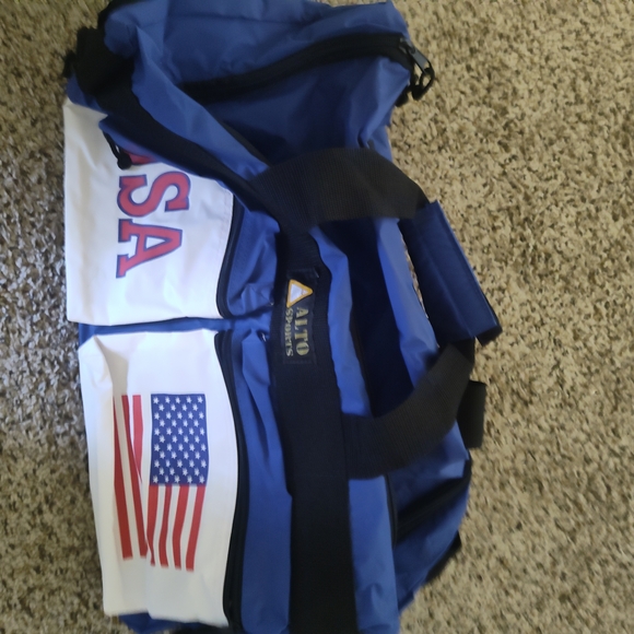 USA Blue Duffel Bag - Picture 1 of 4